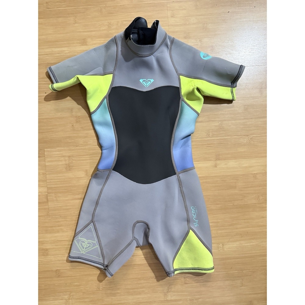 Roxy Syncro Kids Shorty Wetsuit Size 8 2/2